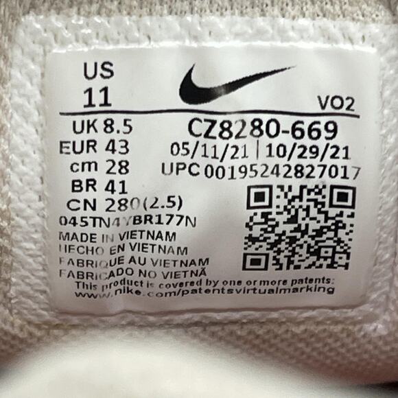 Nike Metcon 7 Shoes Womens Size 11 Beige Pink Training Gym Lifting Sneakers - Picture 8 of 8